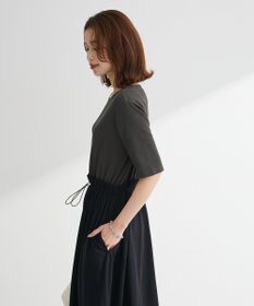 Green Parks ・ＳＵＧＡＲ　ＳＰＯＯＮ半袖リブドッキングワンヒ