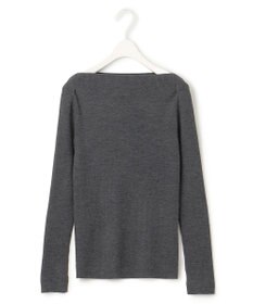 ICB 【洗える】エクストラファインメリノ  ボートネックプルオーバー