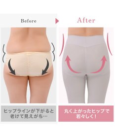 BRADELIS New York 【BRADELIS NewYork peace】綿混ストレッチハイブリッドガードル25 クロッチ付きで1枚履き可能な補整ガードル 消臭機能付き ブラデリス