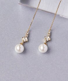 Phoebe オールウェイズパールビジューアメリカンピアス