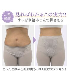 BRADELIS New York 【BRADELIS NewYork peace】綿混ストレッチハイブリッドガードル25 クロッチ付きで1枚履き可能な補整ガードル 消臭機能付き ブラデリス