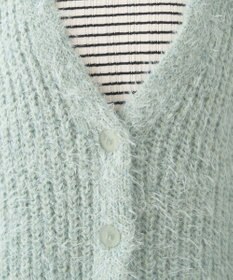 earth music&ecology 【予約】カラーミックスシャギーカーディガン