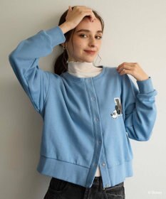 OP／FILA 【ocean pacific】ミッキー/裏毛カーディガン【Disney/ディズニー】