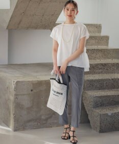 組曲 【WEB限定】ジョーゼットジャージーテーパード パンツ