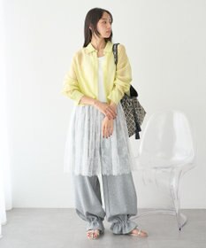 earth music&ecology チュールヘムキャミソール