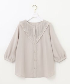 ANY SIS 【洗える】レースフリル ブラウス