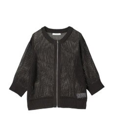 Green Parks Ｚｉｐ付メッシュカーディガン