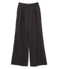 JOSEPH ライトコットンサテン　ワイドストレートトラウザーズ