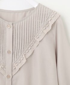 ANY SIS 【洗える】レースフリル ブラウス