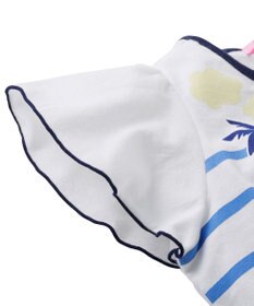 MIKI HOUSE HOT BISCUITS 【80-90cm】ヨットでバカンスＴシャツ