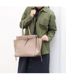 UNBILLION カシュカシュ cachecache / ベルトディテールサイドジップA4トート