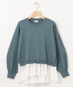 組曲 ストレッチクリアドッキング ニットプルオーバー