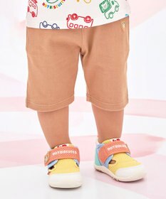 MIKI HOUSE HOT BISCUITS 【80-120cm】【Everyday Series】ワンポイント ストレッチ6分丈パンツ