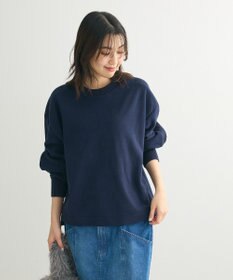 Green Parks フリース袖リブドッキングプルオーバー