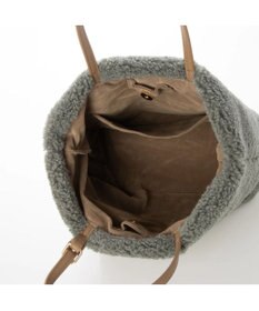 UNBILLION cachecache ドット刺繍ボアミニトートバッグ