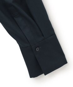 ICB 【洗える】コットンサテン プルオーバーブラウス