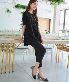 Tiaclasse 【小倉優子さん着用・日本製・洗える】サーラドライ・テーパードパンツ