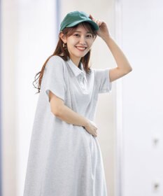 Tiaclasse 【洗える】ポロシャツワンピース