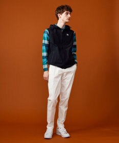 23区GOLF 【MEN】【吸水速乾・UVケア】 チェック柄プリント 長袖シャツ