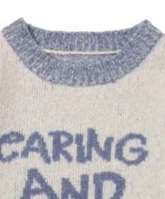 WEGO フラッフィーグラフィックちびニット