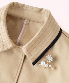 TOCCA DAISY FLOWER BROOCH NECKLACE 2WAY ブローチネックレス