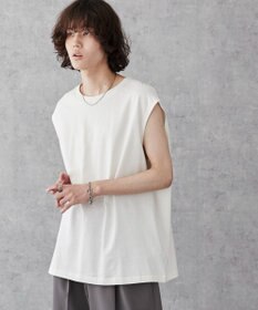 WEGO 【5色3サイズ展開/ユニセックス着用ITEM/洗える/綿100%】スリーブレスコットンT