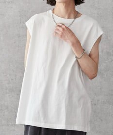 WEGO 【5色3サイズ展開/ユニセックス着用ITEM/洗える/綿100%】スリーブレスコットンT