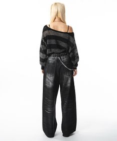 WEGO 【ユニセックス着用ITEM】スーパーバギーダーティデニムパンツ