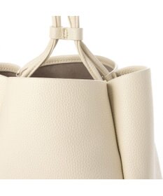 UNBILLION カシュカシュ cachecache / シュリンク合皮ワンハンドル手提げ