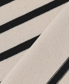 ANY SIS 【洗える】パネルボーダー ニット