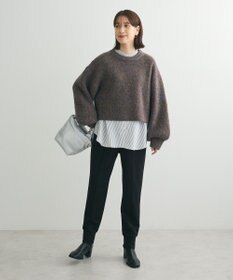 Green Parks ・ＥＬＥＮＣＡＲＥ　ＤＵＥ　ミックスシャギーニット