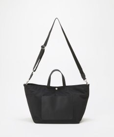 TOPKAPI 【Breath TOPKAPI sis】【WEB限定】ナイロン レザーポケット トートバッグ ショルダー付き A4 / 軽量 / CALM カーム