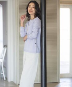 J.PRESS LADIES 【洗える】COTTON ACETATE クルーネック ニット