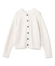 UNFILO 【洗える】ふわふわニット 2WAYクルーカーディガン