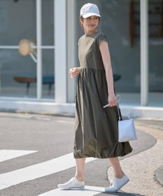 ANY 【撥水/2WAY】ドロストワンピース