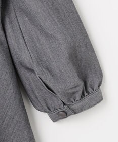 組曲 KIDS 【110-140㎝】 クラシカルグレーワンピース