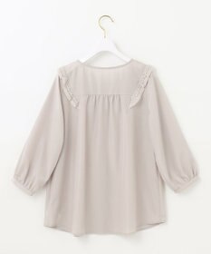 ANY SIS 【洗える】レースフリル ブラウス