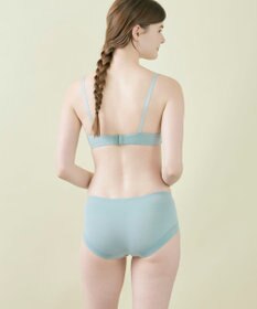 une nana cool リニューアル【綿混】ビタードットコットン 3/4カップブラ