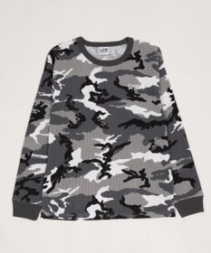 WEGO 【ユニセックス着用ITEM】ワッフルロゴT（長袖）