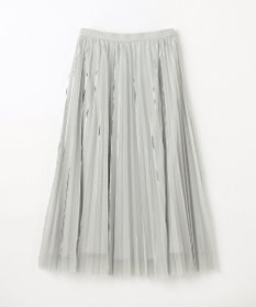 GRACE CONTINENTAL フォイルラインプリーツスカート