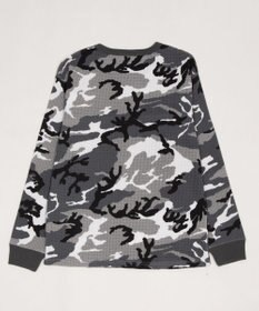 WEGO 【ユニセックス着用ITEM】ワッフルロゴT（長袖）