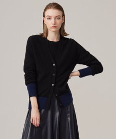 ICB L ピュアカシミヤ カーディガン