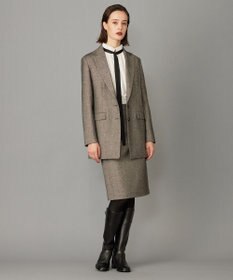 ICB 【洗える】マラボーテジョーゼット デザインカットソー