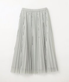 GRACE CONTINENTAL フォイルラインプリーツスカート