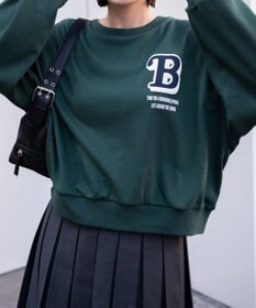 WEGO フォームプリントロゴスウェット