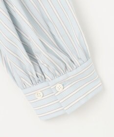 自由区 【洗える】SOMELOSクロップド丈 ブラウス