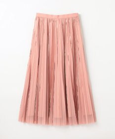 GRACE CONTINENTAL フォイルラインプリーツスカート