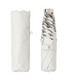 MOONBAT 【WEB限定/ 遮光率100％/遮熱/UV】POLO RALPH LAUREN（ポロ ラルフローレン）晴雨兼用日傘 ワンポイント ポロポニー ストライプ 折りたたみ傘