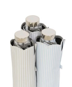 MOONBAT 【WEB限定/ 遮光率100％/遮熱/UV】POLO RALPH LAUREN（ポロ ラルフローレン）晴雨兼用日傘 ワンポイント ポロポニー ストライプ 折りたたみ傘