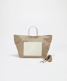 TOPKAPI 【Breath TOPKAPI sis】【WEB限定】ナイロン レザーポケット トートバッグ ショルダー付き A4 / 軽量 / CALM カーム